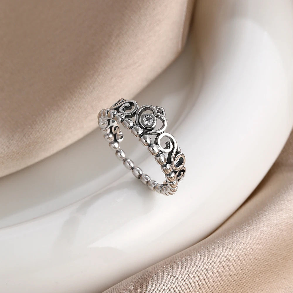 925 Silver Originales Miniso Disney Mickey Minnie butterfly Daisy Wedding Ring Set For Woman Luxury Jewelry Party Gift