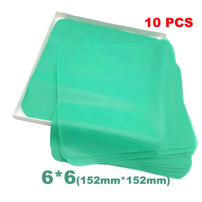 10/36/52Pcs Dental Rubber Dam Sheet 6x6 5x5 Natural Latex Rubber Barrier Dams Dental Materials for Teeth Whitening
