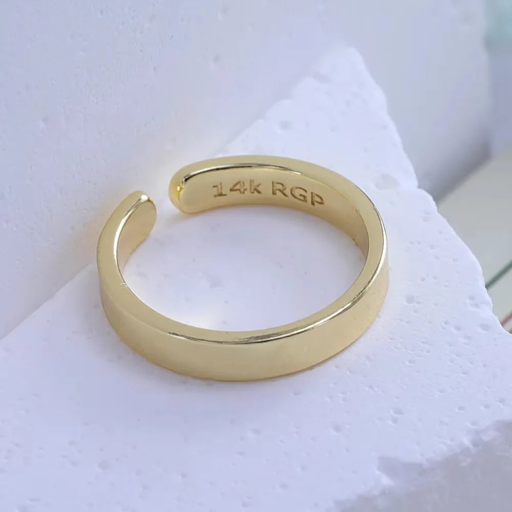 Sterling Silver Flower Bow Ring - Love Combination Adjustable Design