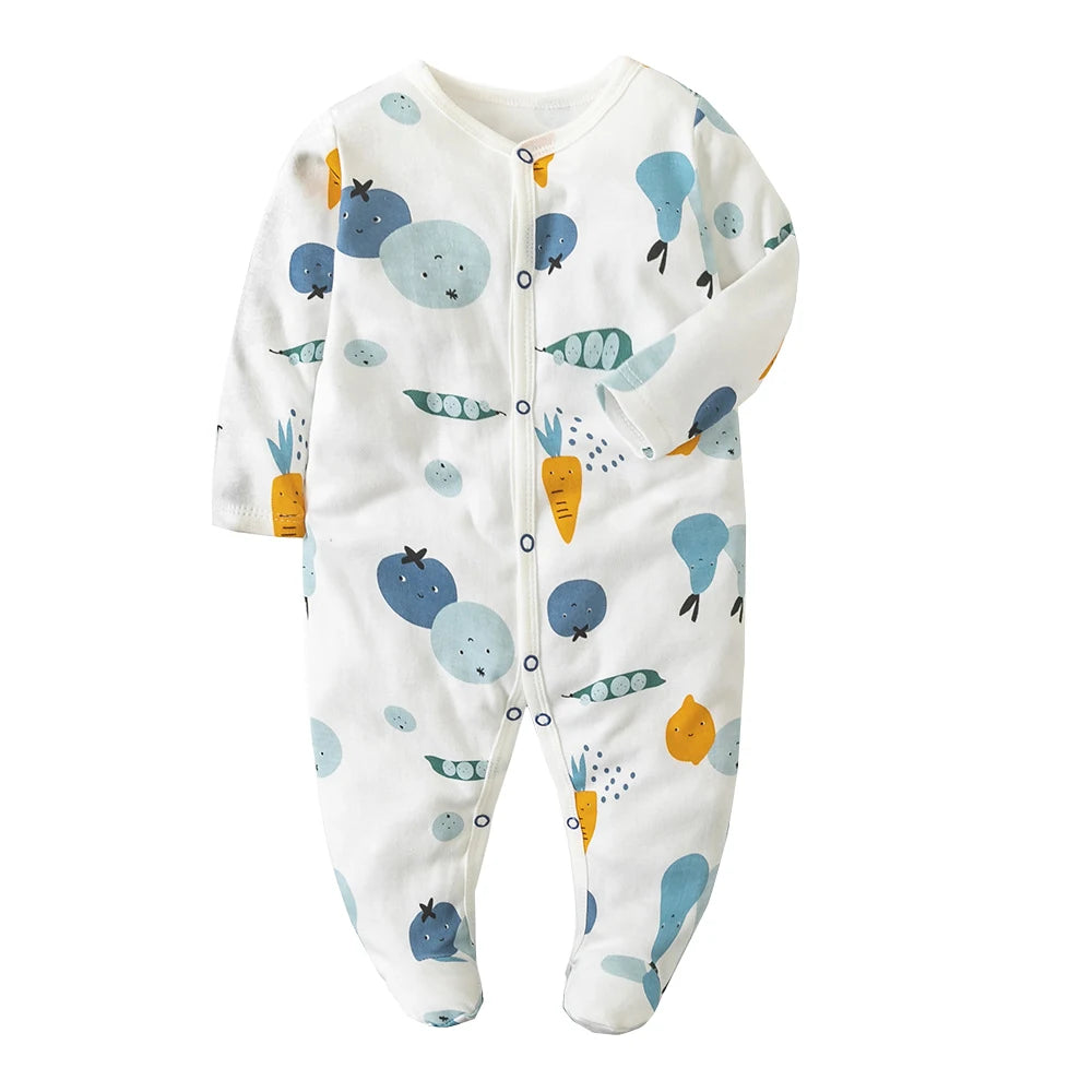 Organic Bamboo Baby Romper - Soft Unisex Jumpsuit (0-12 Months)