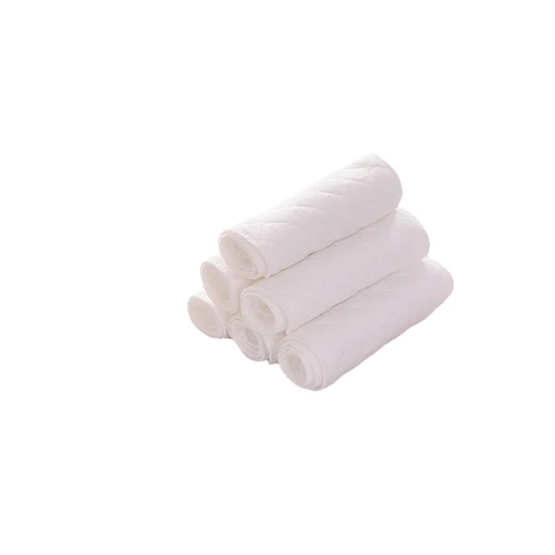2/5pcs/10pcs Baby Reusable Diapers Washable Ecological Nappies Inserts Cotton Cloth Diapers for Children Breathable Absorbent
