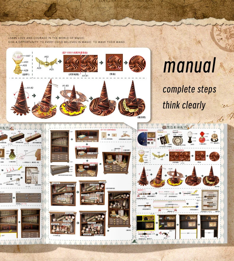 DIY Wooden Dollhouse Miniature | Magic Shop Retro Home Model | USA Australia