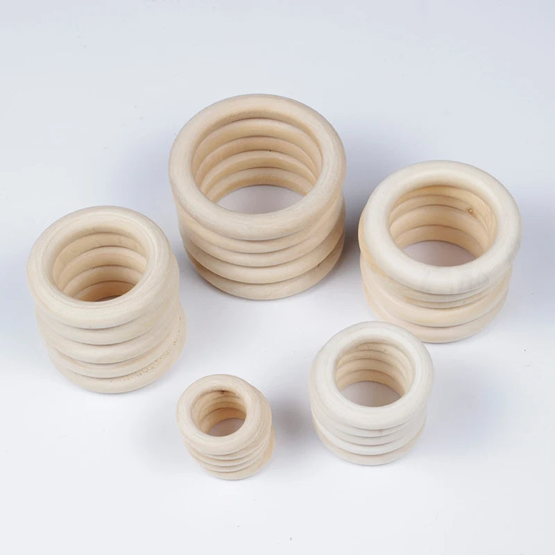 Natural Maple Wood Baby Teething Ring | BPA Free Teether | USA Australia