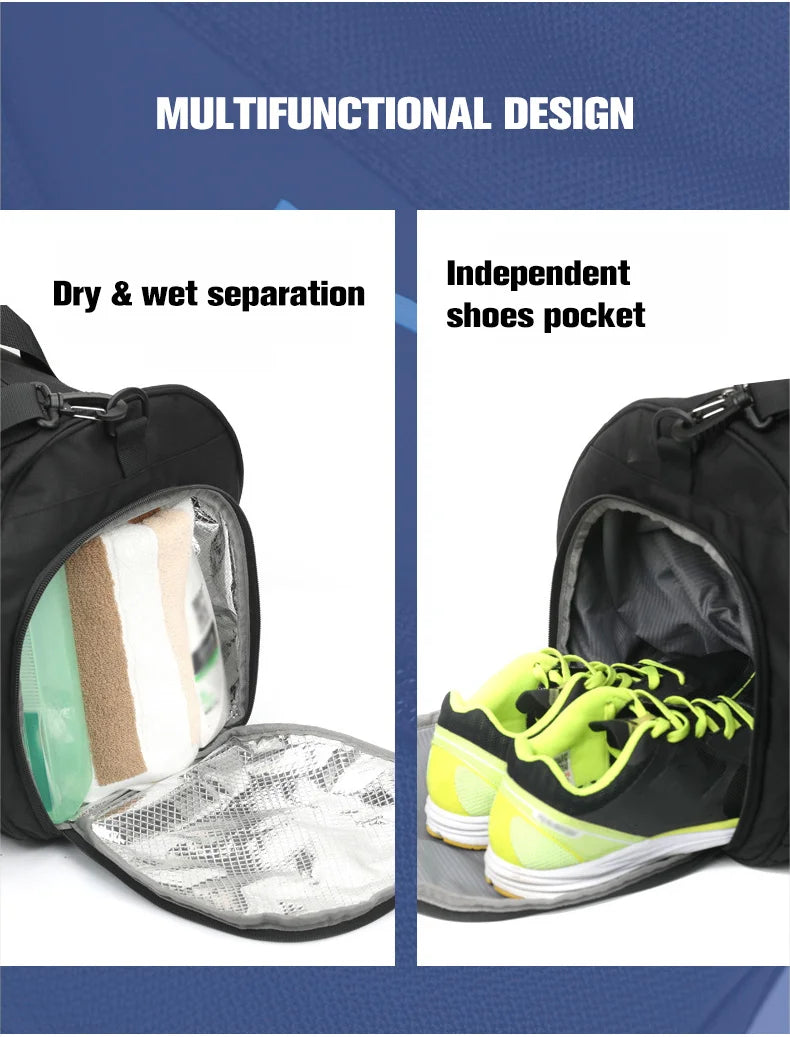 Large Gym Bag | Wet Dry Training Duffel with Shoe Compartment | USA Australia