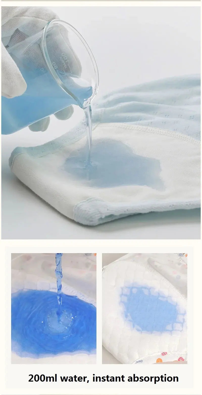 Newborn Baby Reusable Diapers | Cotton Cloth Washable Eco-Friendly | USA Australia