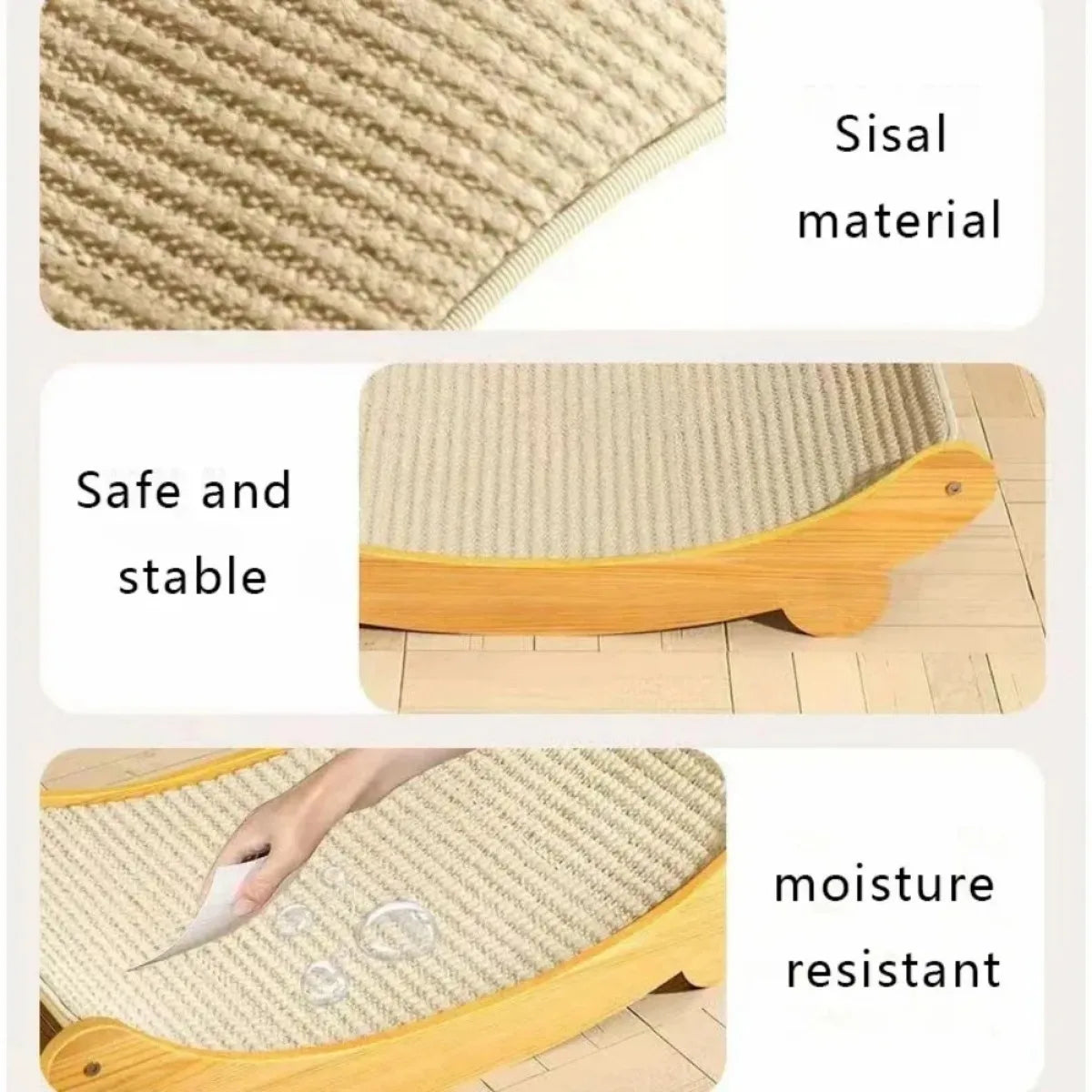 Wooden Cat Scratching Pad | Multifunctional Sleeping Bed | Pets | USA Australia