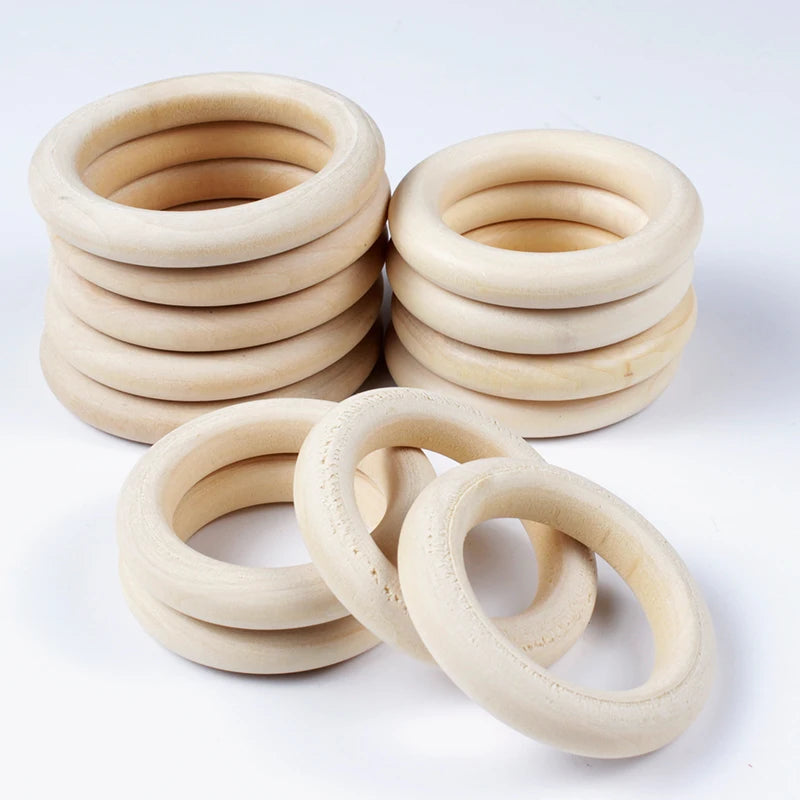 Natural Maple Wood Baby Teething Ring | BPA Free Teether | USA Australia
