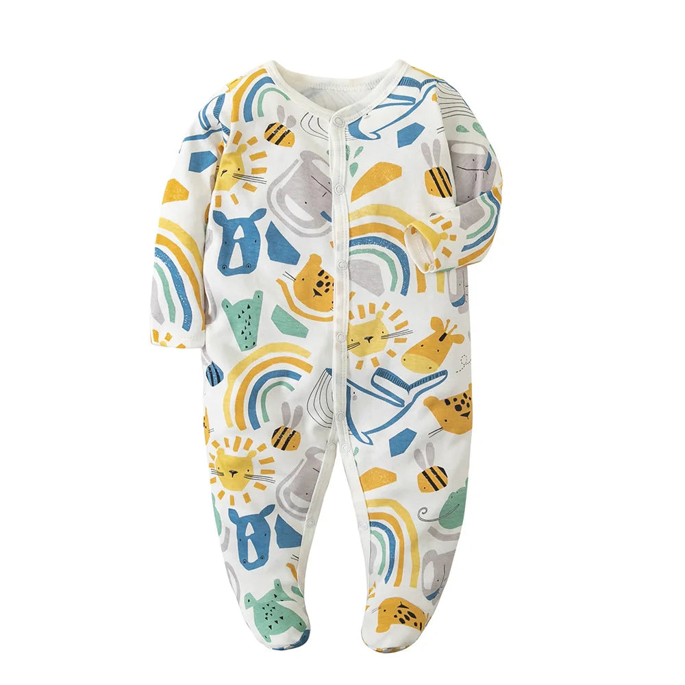 Organic Bamboo Baby Romper - Soft Unisex Jumpsuit (0-12 Months)