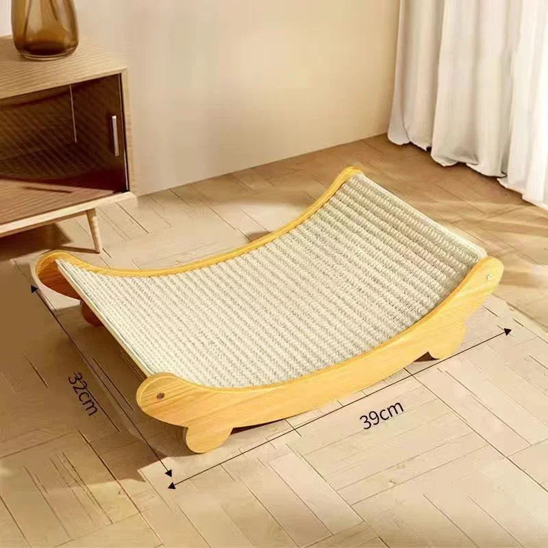 Wooden Cat Scratching Pad | Multifunctional Sleeping Bed | Pets | USA Australia