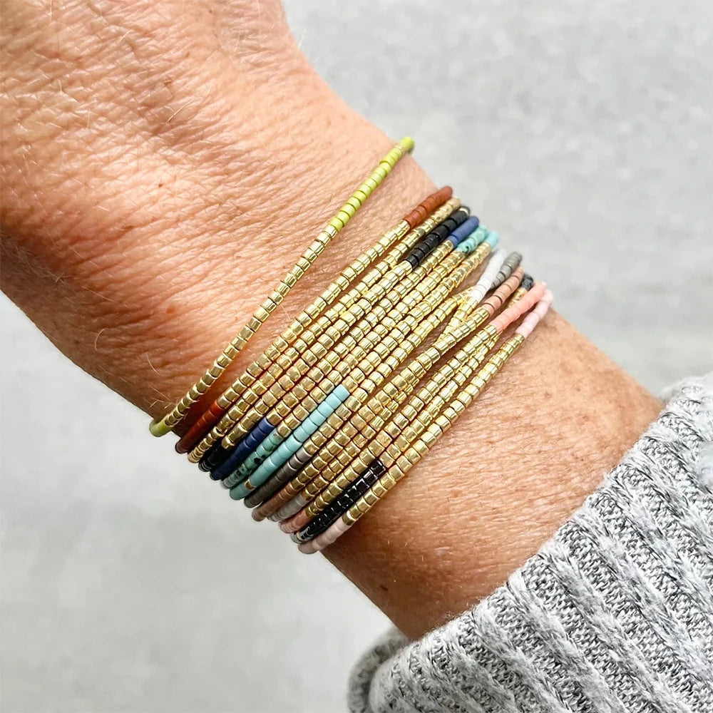 Miyuki Y2K Bracelet | Dainty Thin Boho Designer Bracelet | Women | USA Australia