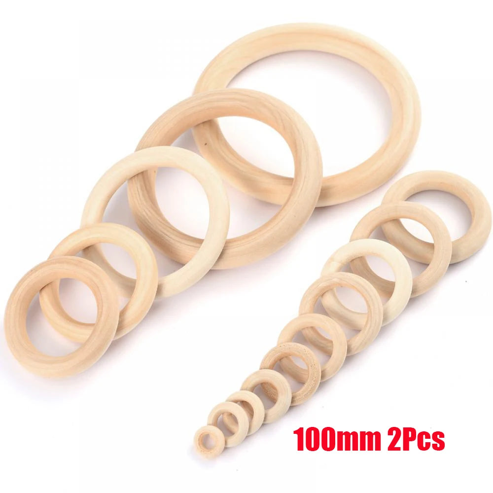 Natural Maple Wood Baby Teething Ring | BPA Free Teether | USA Australia
