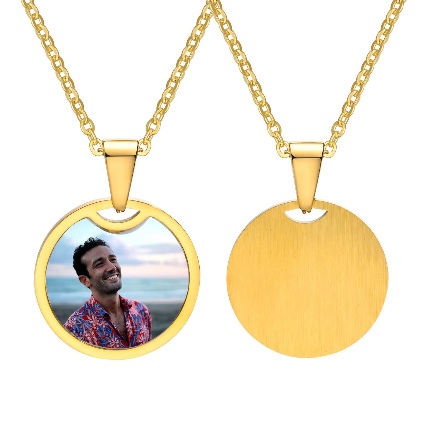 Custom Photo Pendant Necklace | Personalized Memory Locket | USA Australia