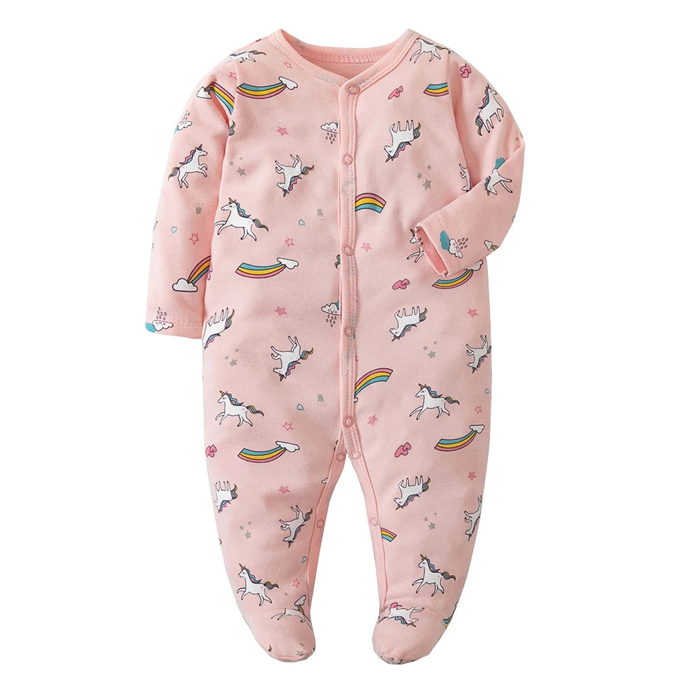 Organic Bamboo Baby Romper - Soft Unisex Jumpsuit (0-12 Months)