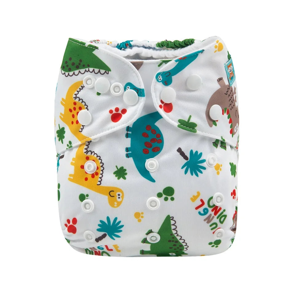 ALVABABY Cloth Diapers | Eco-Friendly Modern Nappy | 3-15kg with Insert | USA