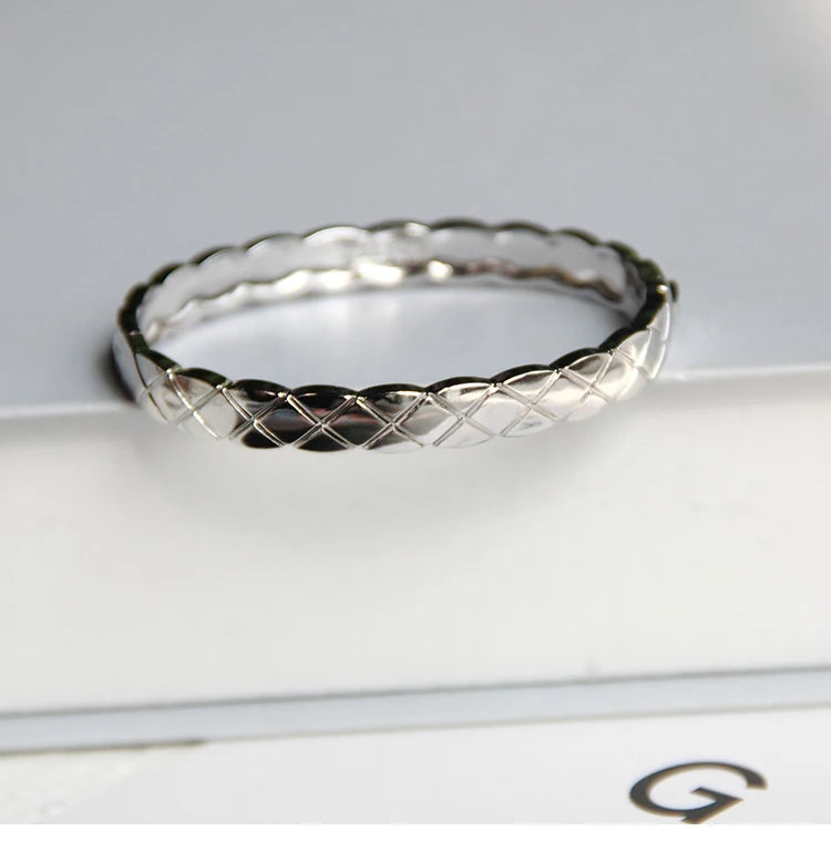 Full Zircon Cuff Bracelet | Gold Plated Copper Minimalist Bangle | USA Australia