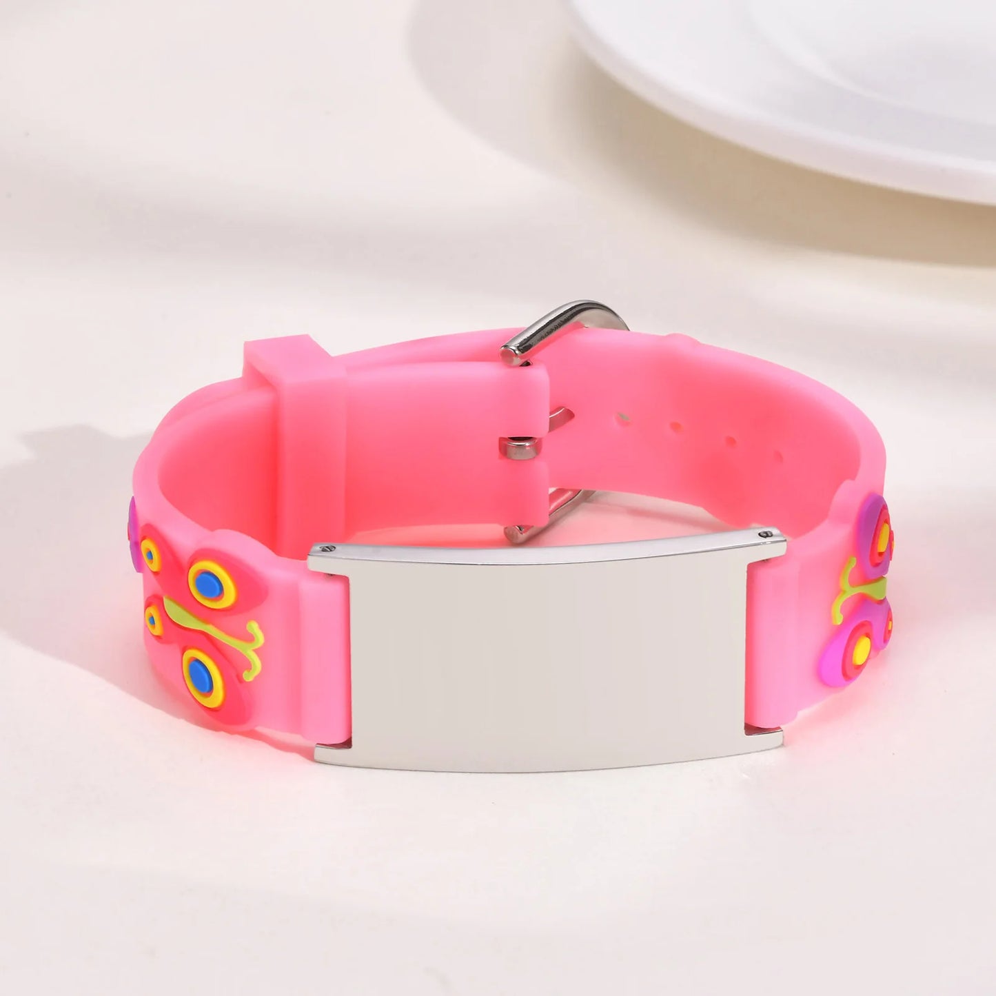 Personalized Medical ID Bracelet for Kids | Stainless Steel Emergency Wristband | USA Australia
