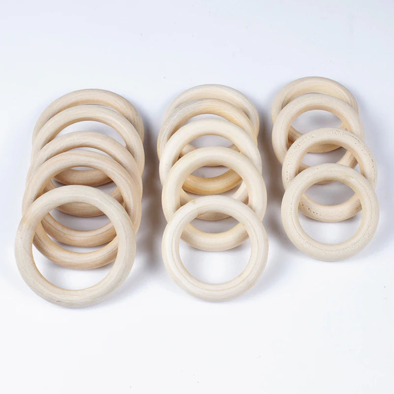 Natural Maple Wood Baby Teething Ring | BPA Free Teether | USA Australia