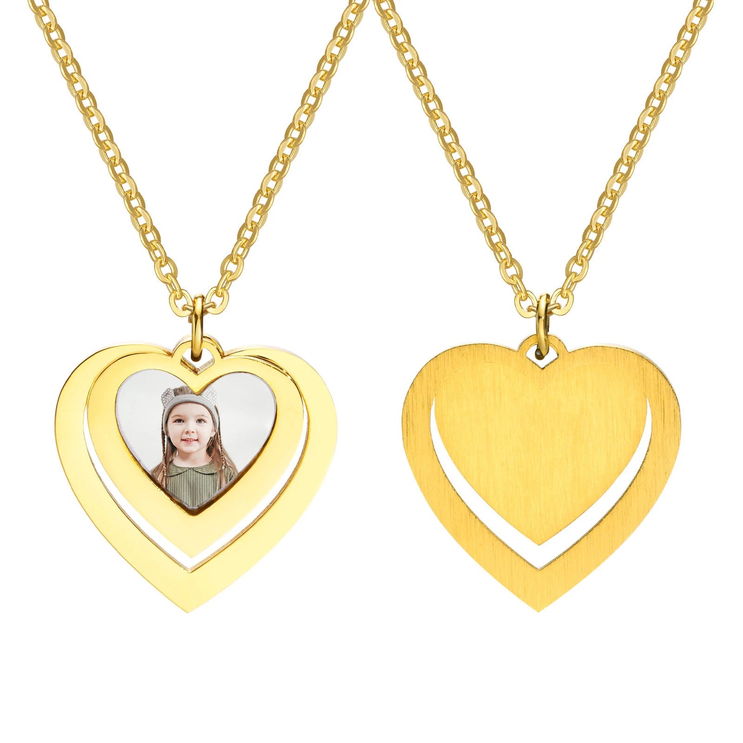 Custom Photo Pendant Necklace | Personalized Memory Locket | USA Australia