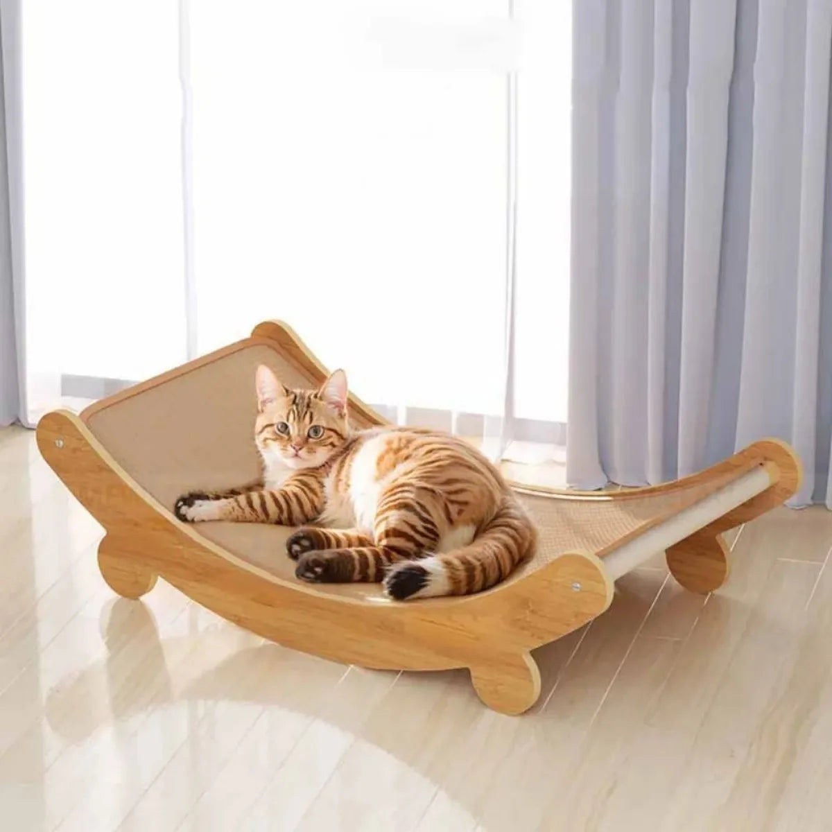 Wooden Cat Scratching Pad | Multifunctional Sleeping Bed | Pets | USA Australia