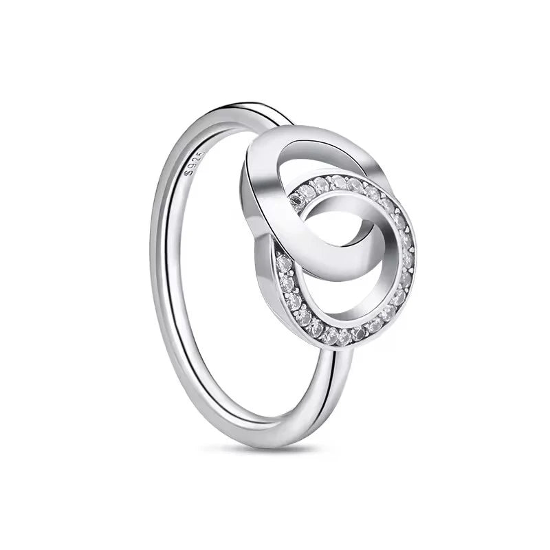 925 Silver Originales Miniso Disney Mickey Minnie butterfly Daisy Wedding Ring Set For Woman Luxury Jewelry Party Gift