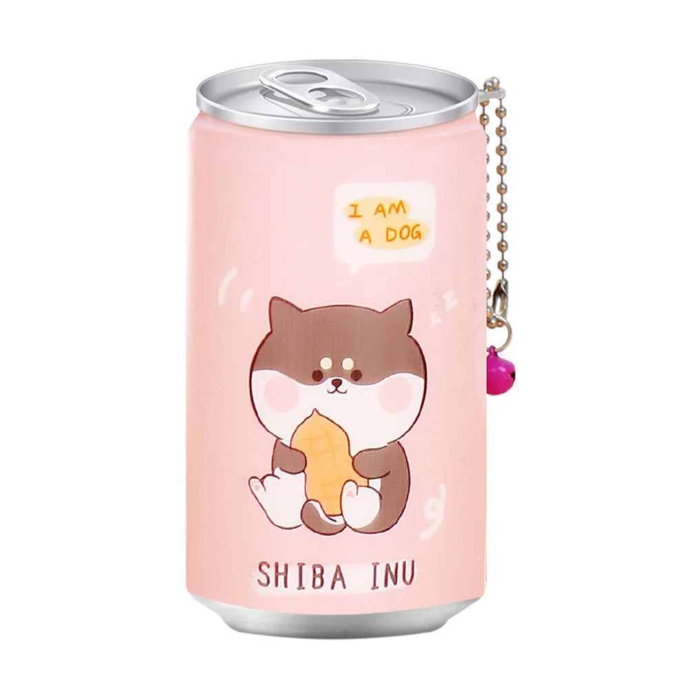 Canned Wet Wipes Portable Children Barreled Cans 30 Sheets Cleaning Cloths Creative Cartoon Chain Cute Small Bell
