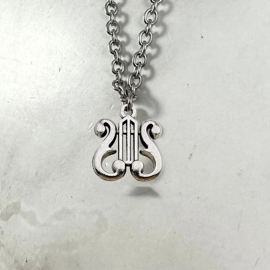 Handmade Apollo's Lyre Necklace | Y2K Greek Mythology Jewelry | USA Australia