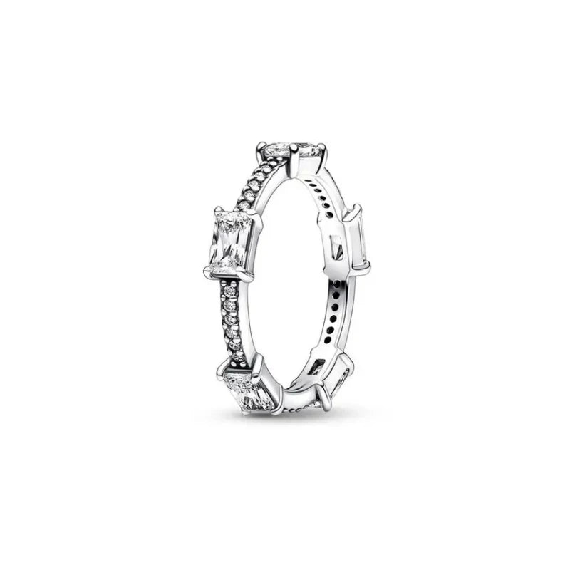 925 Silver Originales Miniso Disney Mickey Minnie butterfly Daisy Wedding Ring Set For Woman Luxury Jewelry Party Gift