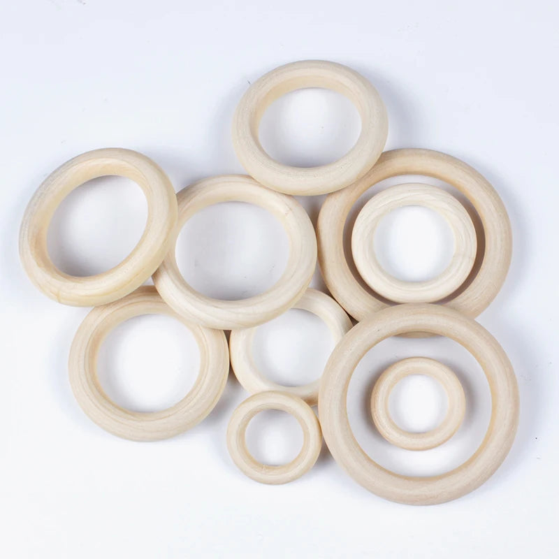 Natural Maple Wood Baby Teething Ring | BPA Free Teether | USA Australia
