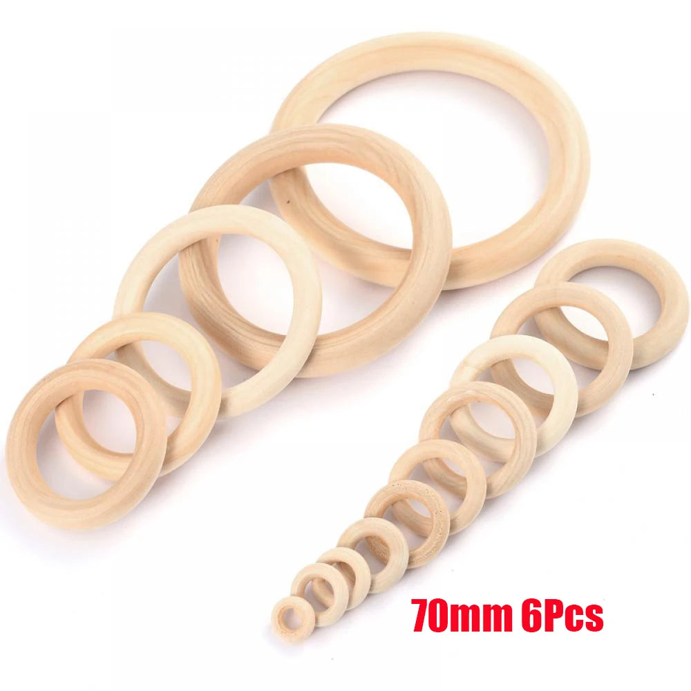 Natural Maple Wood Baby Teething Ring | BPA Free Teether | USA Australia
