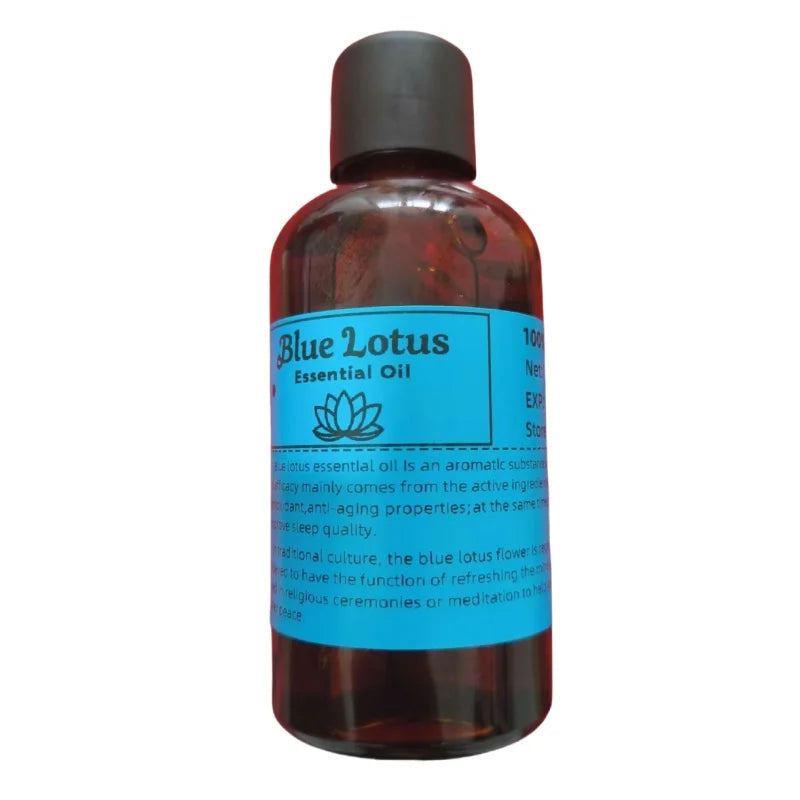 Premium Natural Blue Lotus Essential Oil Organic Skin Care Relax Pressure Deep Sleep Purifying Meditation Home Perfume Making