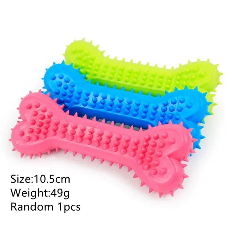 Durable Rubber Dental Teeth Care Dog Toys for Small Dogs Indestructible Dog Toy Teeth Cleaning Chew Training Toys Pet Supplies