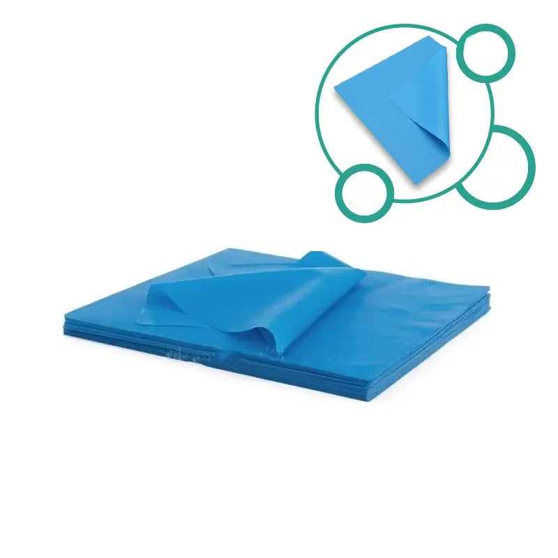 Dental Rubber Dam Sheet 52pcs 5“x5” / 36pcs 6"x6" Natural Latex Rubber Barrier Dams Dental Materials for Teeth Whitening