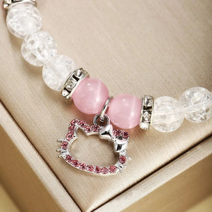 Magnetic Cat Couple Bracelets | BFF Heart Matching Set | 2 Pieces | USA Australia
