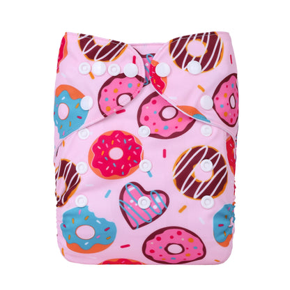ALVABABY Cloth Diapers | Eco-Friendly Modern Nappy | 3-15kg with Insert | USA