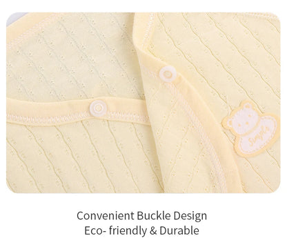 Baby Thin Summer Jumpsuit Clothes Short Sleeve Romper Boy Newborn Solid Girl Sleep Gown Infant Organic Cotton Rompers