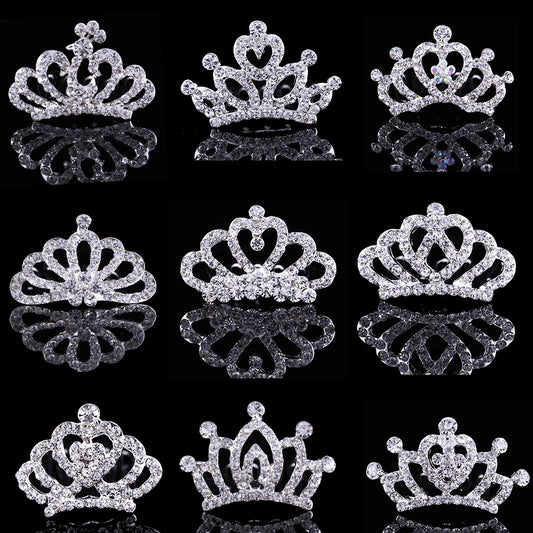 Princess Crown Tiara for Girls | Rhinestone Crystal Heart Crown | Party Accessory | USA & Australia
