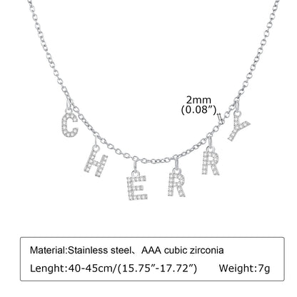 Custom Name Necklace with Initial | Personalized Letter Pendant | USA Australia