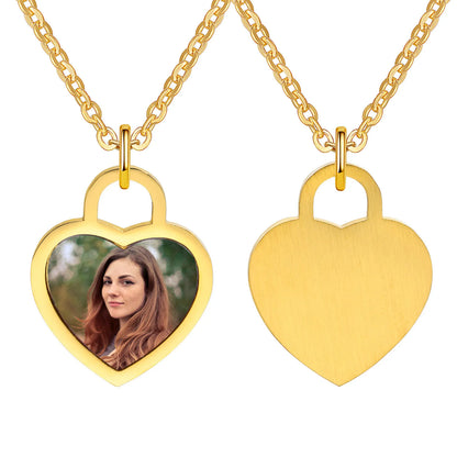 Custom Photo Pendant Necklace | Personalized Memory Locket | USA Australia