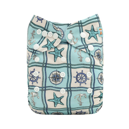 ALVABABY Cloth Diapers | Eco-Friendly Modern Nappy | 3-15kg with Insert | USA