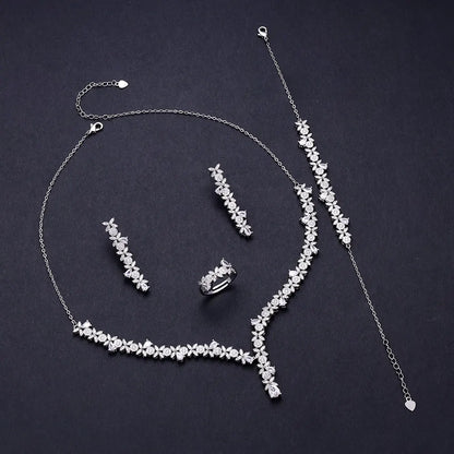 wholesale UAE Bridal Jewelry Sets New Fashion Dubai Jewelry Set For Women Wedding Party Accessories Design