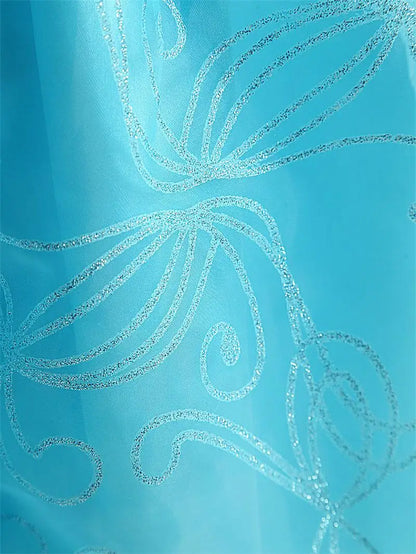 Girls Snow Queen Elsa Costume | Frozen Princess Dress 2025 | Carnival Party | USA