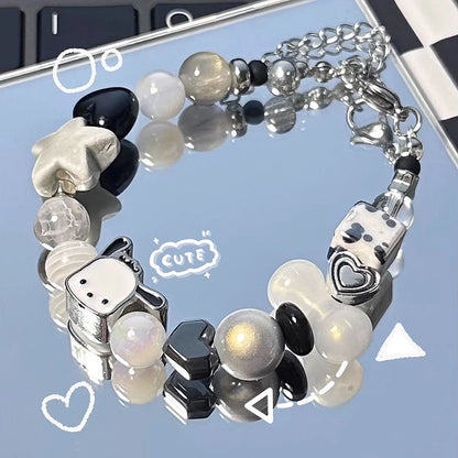 Hello Kitty Sanrio Bracelet | Cute Bell Beaded Charm | Women's Fashion | USA