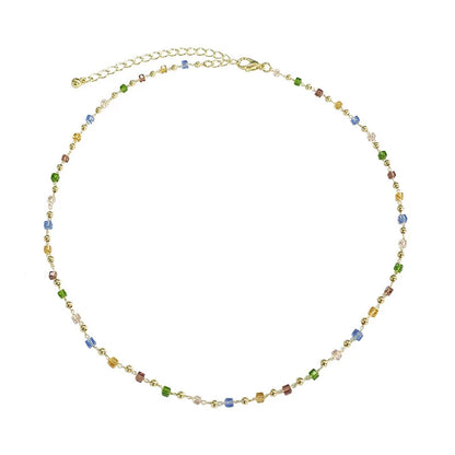 Bohemian Colorful Beaded Necklace Set | Fashion Jewelry Choker | Women