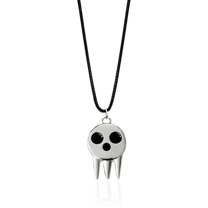 Soul Eater Skull Logo Necklace | Death the Kid Cosplay | Anime Jewelry