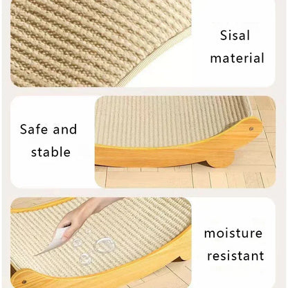 Wooden Cat Scratching Pad | Multifunctional Sleeping Bed | Pets | USA Australia
