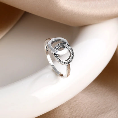 925 Silver Originales Miniso Disney Mickey Minnie butterfly Daisy Wedding Ring Set For Woman Luxury Jewelry Party Gift