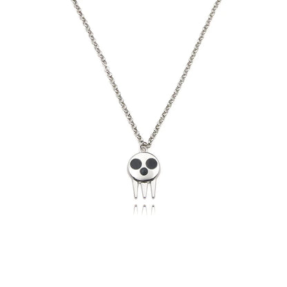Soul Eater Skull Logo Necklace | Death the Kid Cosplay | Anime Jewelry