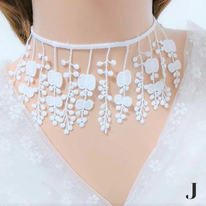 Vintage Gothic Tattoo Lace Choker | Black Crystal Pendant | Boho Jewelry | USA