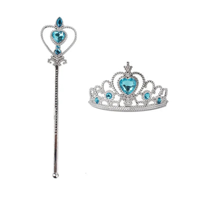 Girls Snow Queen Elsa Costume | Frozen Princess Dress 2025 | Carnival Party | USA