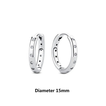 925 Sterling Silver Crystal Earrings - Rose Gold Crown Heart Bee Set